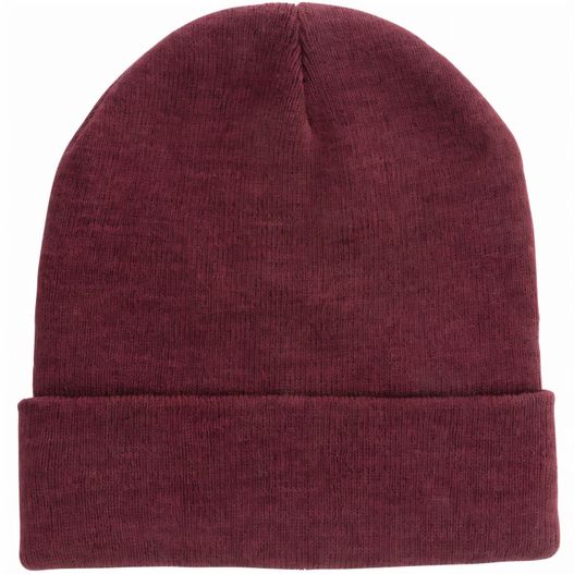 ein burgundy mütze auf einem weißen hintergrund Impact Polylana® Beanie mit AWARE™ Tracer (Bild 1)