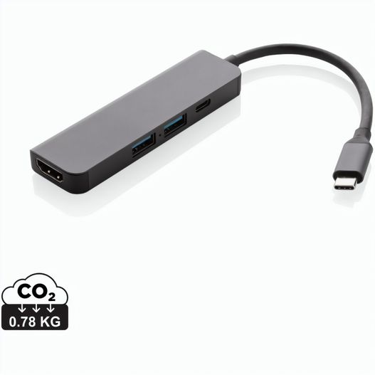 Terra Hub aus RCS recyceltem Aluminium mit HDMI-Input (Bild 1)