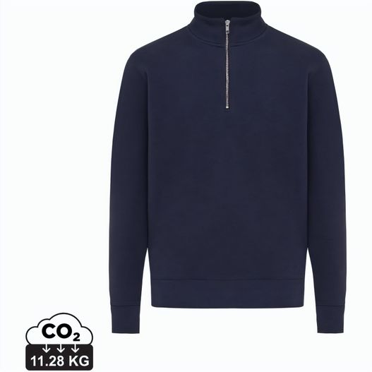 IQONIQ Elgon Quarter-Zip-Sweater aus rec. Baumwolle (Bild 1)