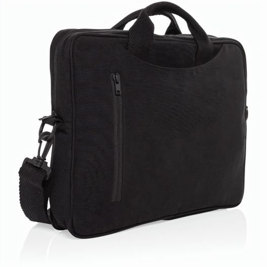 Laluka AWARE™ 15.4" Laptop-Tasche aus recycelter Baumwolle (Bild 1)