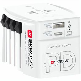 SKROSS World Travel Adapter MUV 65W PD mit USB-C-Kabel