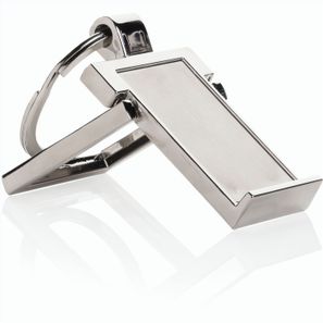 Schlüsselanhänger&Telefonständer aus RCS rec. Zinklegierung