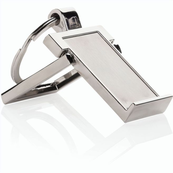 Schlüsselanhänger&Telefonständer aus RCS rec. Zinklegierung