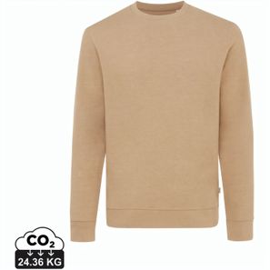 IQONIQ Denali ungefärbt. Rundhals-Sweater aus recycelter BW
