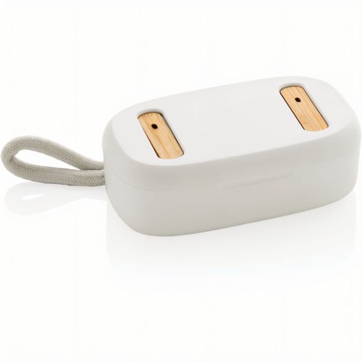 TWS-Ohrhörer aus recyceltem RCS-Kunststoff und Bambus (Bild 1)