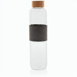 Impact Borosilikat-Glasflasche mit Bambusdeckel