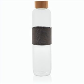 Impact Borosilikat-Glasflasche mit Bambusdeckel