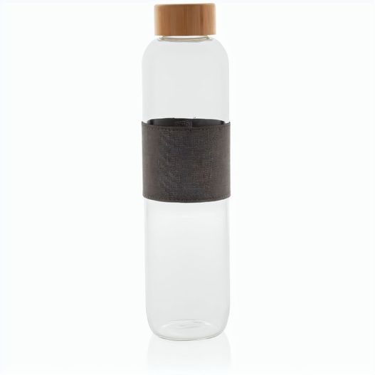 Produktabbildung Impact Borosilikat-Glasflasche mit Bambusdeckel Impact Borosilikat-Glasflasche mit Bambusdeckel (Bild 1)