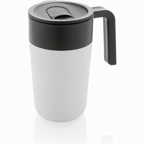 GRS recycelte PP und Stainless Steel Tasse mit Griff
