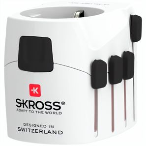 SKROSS Pro 3-Pole World Travel Adapter