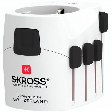SKROSS Pro 3-Pole World Travel Adapter