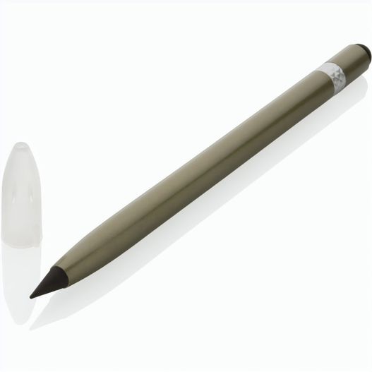 Produktabbildung Tintenloser Stift aus Aluminium mit Radiergummi Tintenloser Stift aus Aluminium mit Radiergummi (Bild 1)
