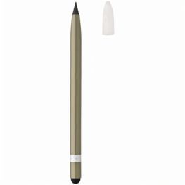 Tintenloser Stift aus Aluminium mit Radiergummi