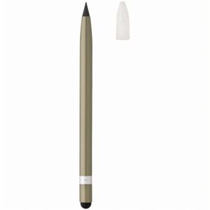 Tintenloser Stift aus Aluminium mit Radiergummi