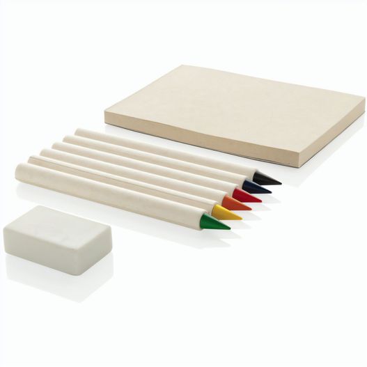 Produktabbildung Micki GRS 6-tlg. Infinity-Buntstifteset mit Notizblock Micki GRS 6-tlg. Infinity-Buntstifteset mit Notizblock (Bild 1)