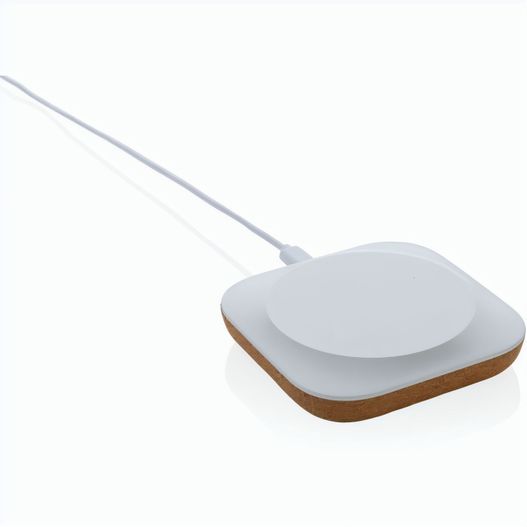 Oregon Wireless-Charger aus RCS recyc. Kunststoff & Kork (Bild 1)