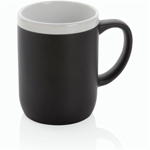 Produktabbildung Keramiktasse mit weißem Rand, 300ml Keramiktasse mit weißem Rand, 300ml (Bild 1)
