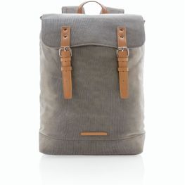Canvas Laptop-Rucksack, PVC-frei