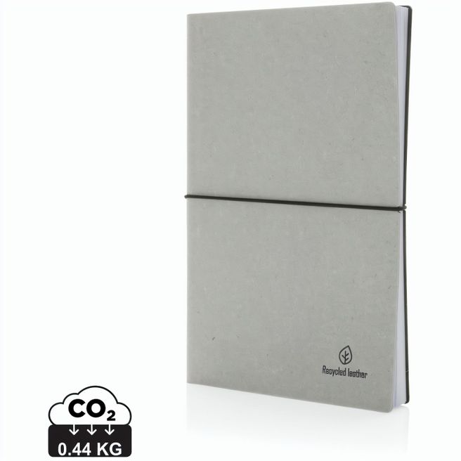 Produktabbildung A5 Notizbuch aus GRS recyceltem Leder A5 Notizbuch aus GRS recyceltem Leder