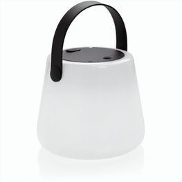 SolarGlow Außenleuchte aus RCS rec. Kunststoff mit USB-Lampe