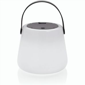 SolarGlow Außenleuchte aus RCS rec. Kunststoff mit USB-Lampe