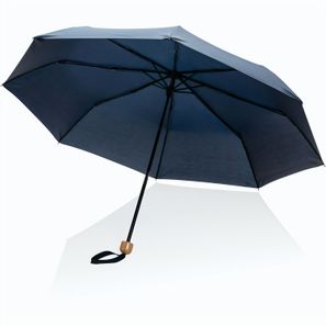 20.5" Impact AWARE™ RPET 190T Pongee Bambus Mini-Schirm