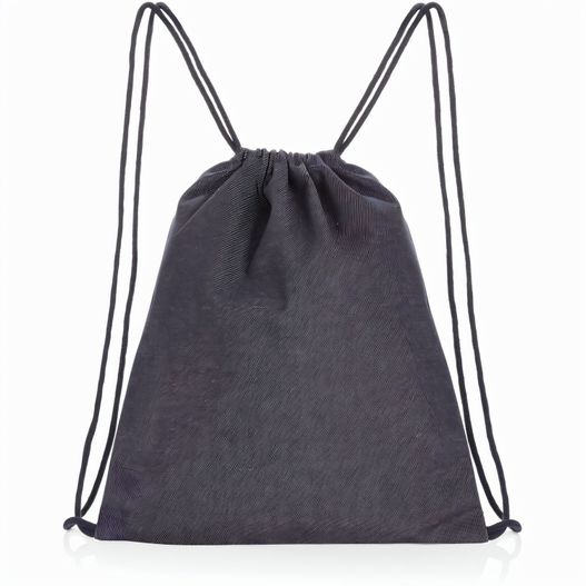 Produktabbildung Impact AWARE™ Rucksack aus recyceltem Denim mit Kordelzug Impact AWARE™ Rucksack aus recyceltem Denim mit Kordelzug (Bild 1)