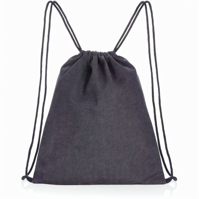 Impact AWARE™ Rucksack aus recyceltem Denim mit Kordelzug