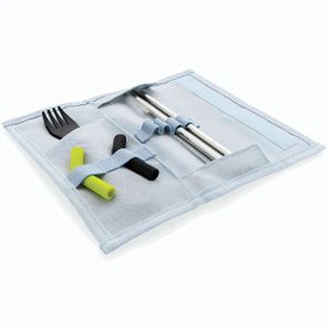 Tierra 2-teiliges Trinkhalm- und Besteckset