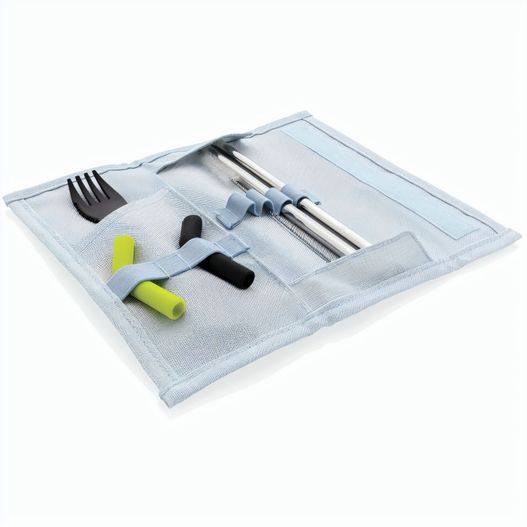 Produktabbildung Tierra 2-teiliges Trinkhalm- und Besteckset Tierra 2-teiliges Trinkhalm- und Besteckset (Bild 1)