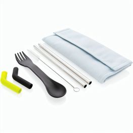 Produktabbildung Tierra 2-teiliges Trinkhalm- und Besteckset Tierra 2-teiliges Trinkhalm- und Besteckset