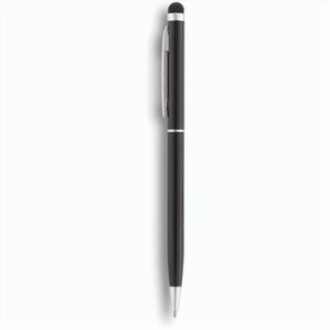 Schlanker Aluminiumkugelschreiber mit Stylus