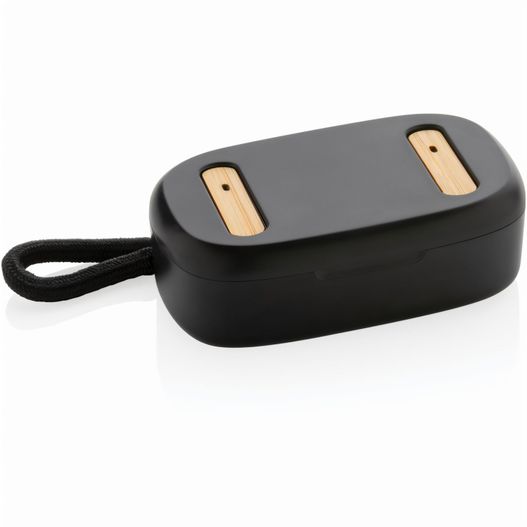 TWS-Ohrhörer aus recyceltem RCS-Kunststoff und Bambus (Bild 1)