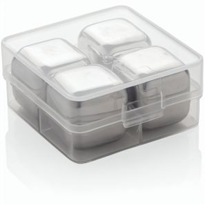 Wiederverwendbare Eiswürfel aus Stainless Steel, 4-tlg.