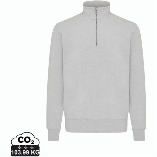 IQONIQ Elgon Quarter-Zip-Sweater aus rec. Baumwolle (Bild 1)