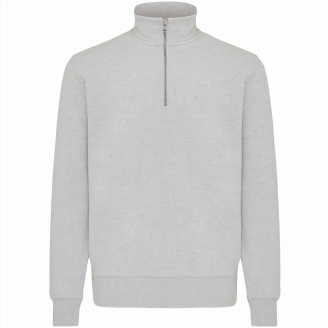 IQONIQ Elgon Quarter-Zip-Sweater aus rec. Baumwolle