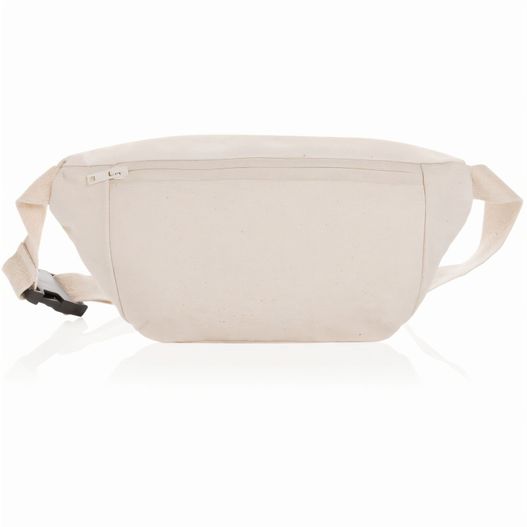 eine weiße fanny tasche mit einem schwarzen griff Impact Aware™ 285g/m² ungefärbte rCanvas-Gürteltasche (Bild 1)