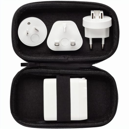 TravelCharge Pro Reiseladegerät mit USB-C aus RCS rec. ABS (Bild 1)