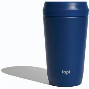 Topl-Trinkbecher aus rec. Stahl mit 360-Grad-Deckel 354ml