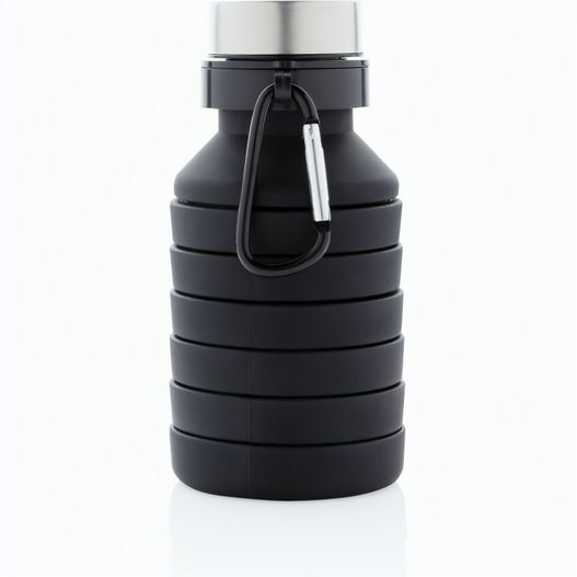 Produktabbildung Auslaufgeschützte faltbare Silikonflasche Auslaufgeschützte faltbare Silikonflasche (Bild 1)