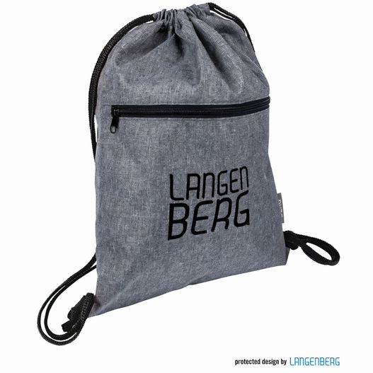 eine taschentasche mit einem logo darauf Sportbeutel PREMIUM (Bild 1)