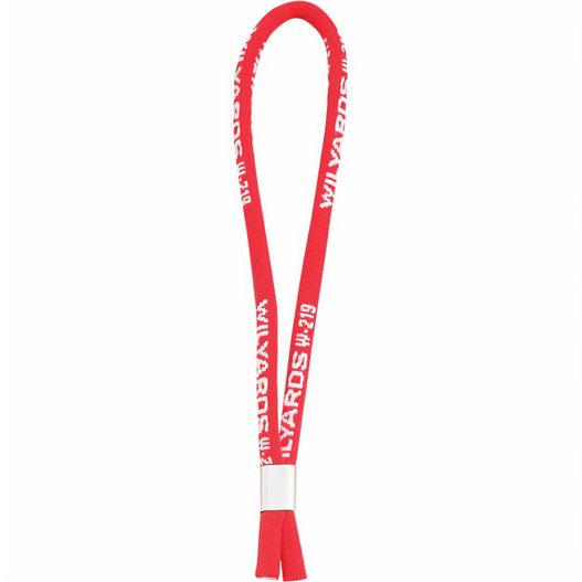 ein roter lanyard mit weißem griff Einlass Armband W-219 (Bild 1)