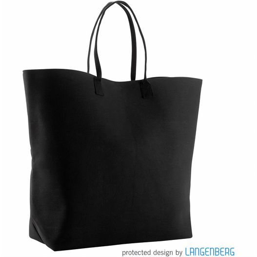 eine schwarze tasche mit einem schwarzen griff Freizeittasche NORDERNEY (Bild 1)