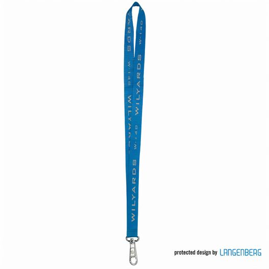 ein lanyard mit einem blauen lanyard-band Schlüsselband W-140 (Bild 1)