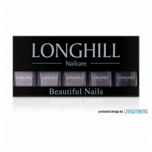 eine kiste nagellack mit einem langen hügel logo Nagellack STUDIO mit Verpackung (Bild 1)