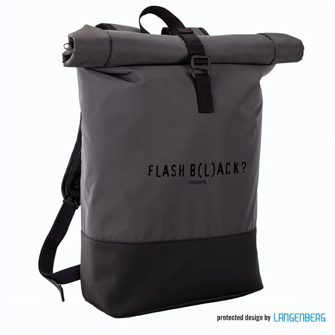 Rollup-Rucksack FLASH-BLACK