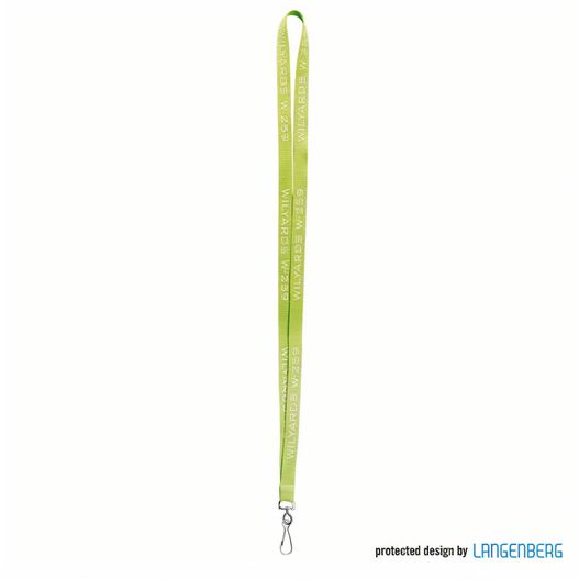 ein lanyard mit einem grünen lanyard Schlüsselband W-259 (Bild 1)