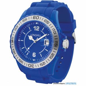 Kunststoffuhr LOGI SILBER