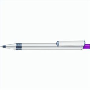 RECYCLED PET PEN ALUMA transparent Druckkugelschreiber