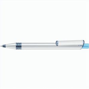 RECYCLED PET PEN ALUMA transparent Druckkugelschreiber